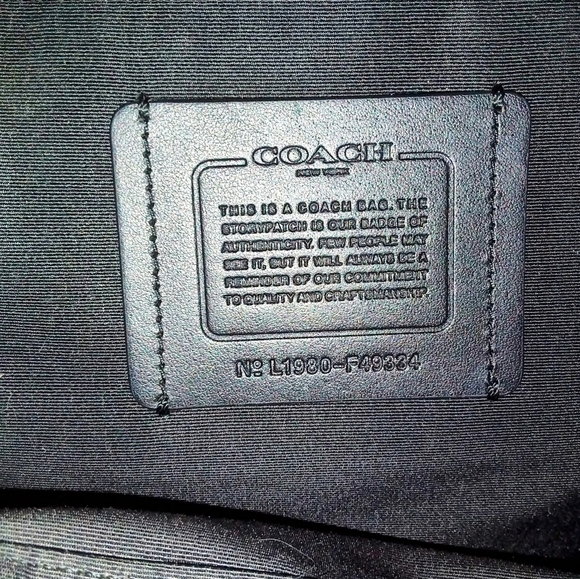 Coach backpack with baseball stitch - Picture 6 of 8